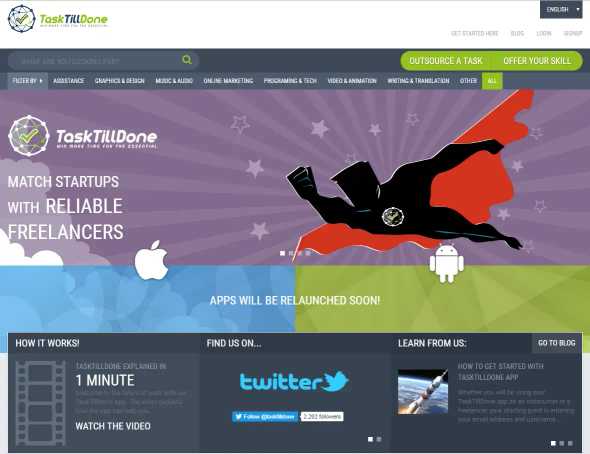 TaskTillDone website screenshot